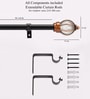 Timeless 19mm Iron Curtain Rod with Metal Finial