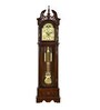 Timeless Linden Wood Grandfather Pendulum Clock In Brown