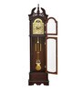 Timeless Linden Wood Grandfather Pendulum Clock In Brown