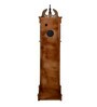 Timeless Linden Wood Grandfather Pendulum Clock In Brown