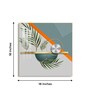 Timeless Tropics Glass Finish Square Wall Art