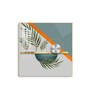 Timeless Tropics Glass Finish Square Wall Art