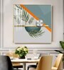 Timeless Tropics Glass Finish Square Wall Art