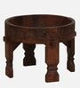 Timila Mango Wood End Table In Tubbaq Finish