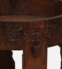 Timila Mango Wood End Table In Tubbaq Finish