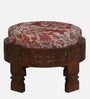 Timila Mango Wood Foot Stool In Tubbaq Finish