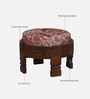 Timila Mango Wood Foot Stool In Tubbaq Finish