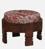 Timila Mango Wood Foot Stool In Tubbaq Finish