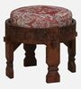 Timila Mango Wood Stool In Tubbaq Finish