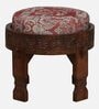 Timila Mango Wood Stool In Tubbaq Finish