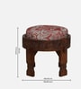 Timila Mango Wood Stool In Tubbaq Finish