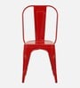 Timpani Metal Iconic Chair in Red Colour