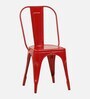 Timpani Metal Iconic Chair in Red Colour