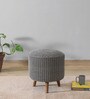 Timpani Solid Wood Seating Stool In Provincial Teak Finish