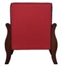 Tina 1 Seater Wooden Sofa in Red Colour
