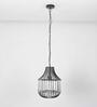 Tindori Crystal & Metal Ceiling Pendant (Clear)