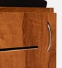 Tinny Shoe Rack With Seating In Tan Finish