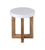 Tinny Solid Wood End Table In Natural Finish