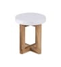 Tinny Solid Wood End Table In Natural Finish