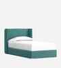 Tiny Haven Boucle Kids Twin Bed With Box Storage In Green Colour