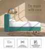Tiny Haven Boucle Kids Twin Bed With Box Storage In Green Colour