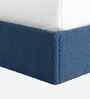 Tiny Haven Boucle Kids Twin Bed With Hydraulic Storage In Denim Blue Colour