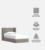 Tiny Haven Kids Toddler Bed In Cream Colour