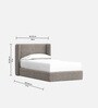 Tiny Haven Kids Toddler Bed In Cream Colour
