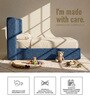 Tiny Haven Kids Toddler Bed In Denim Blue Colour