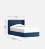 Tiny Haven Kids Twin Bed In Denim Blue Colour