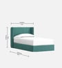 Tiny Haven Kids Twin Bed In Green Colour