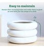 Tiny Kisses White 2 layer Ceramic Planter