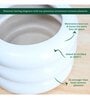 Tiny Kisses White 2 layer Ceramic Planter