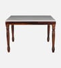 Tipton Sheesham Wood 4 Seater Dining Set in Provincial Teak Finish
