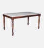 Tipton Sheesham Wood 6 Seater Dining Set in Provincial Teak Finish