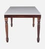 Tipton Sheesham Wood 6 Seater Dining Set in Provincial Teak Finish