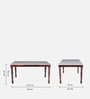 Tipton Sheesham Wood 6 Seater Dining Set in Provincial Teak Finish