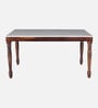 Tipton Sheesham Wood 6 Seater Dining Set in Provincial Teak Finish