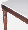 Tipton Sheesham Wood 6 Seater Dining Set in Provincial Teak Finish