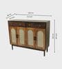 Tira Wooden  Shoe Cabinet In Amber Gold Finish