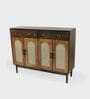 Tira Wooden  Shoe Cabinet In Amber Gold Finish