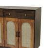 Tira Wooden  Shoe Cabinet In Amber Gold Finish