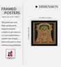 Tirupati, Lakshmi, Saraswati and Murugan Set of 4 Framed Posters