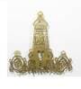 Iron Balaji Wall Art With LED In Gold