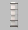 Tisha Book Shelf in White Finish