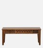 Tishya Solid Wood 6 Seater Dining Set In Provincial Teak Finish With Bench