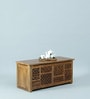 Tishya Solid Wood Linen Trunk in Provincial Teak Finish