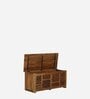 Tishya Solid Wood Linen Trunk in Provincial Teak Finish