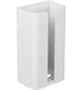 White Carbon Steel Wall Mounted Tissue Box Dispenser