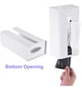 White Carbon Steel Wall Mounted Tissue Box Dispenser